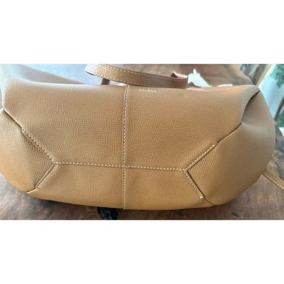 Polène Large Cyme Bag Textured Italian Calfskin Leather Tote w/ Box & Dust Bag - Picture 8 of 14